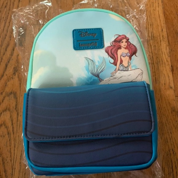 Loungefly Handbags - Disney Loungefly Ariel mini backpack.